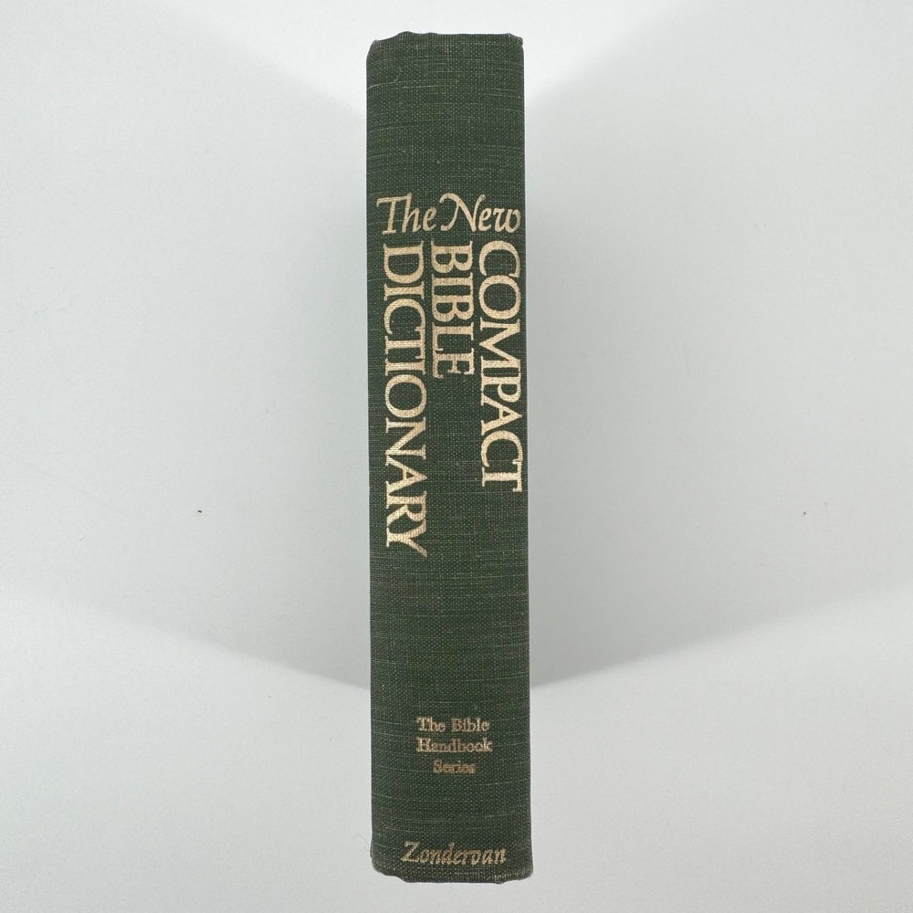 Zondervan New Compact Bible Dictionary Green Hardcover 1972 Reference Handbook